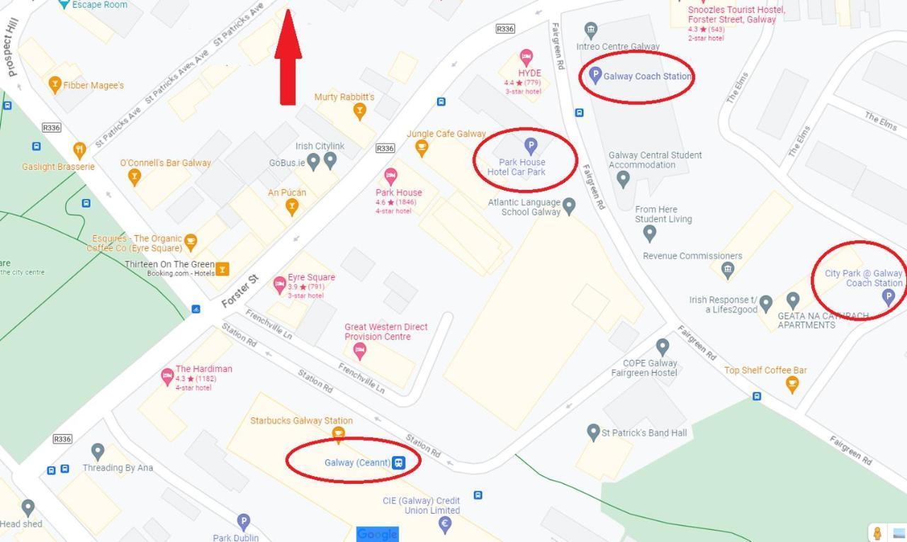 2 Bed Townhouse Eyre Square City Centre กัลเวย์ ภายนอก รูปภาพ